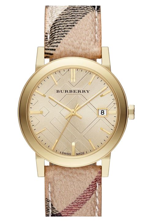 burberry gold watch womens|burberry gold watch nordstrom.